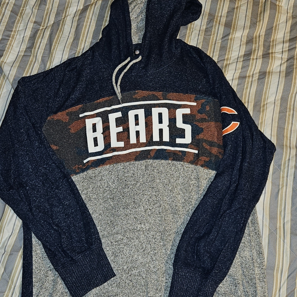 Majestic Bears Navy and Gray Crewneck Sweater